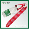 lanyard/neck strap with bottle holder